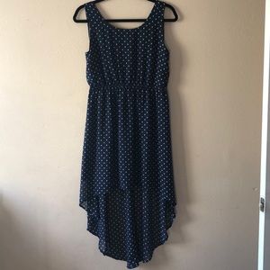 Forever21 high low polka dot dress